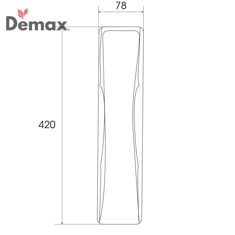 Khóa điện tử, vân tay dùng cho đại sảnh, biệt thự Demax SL821
