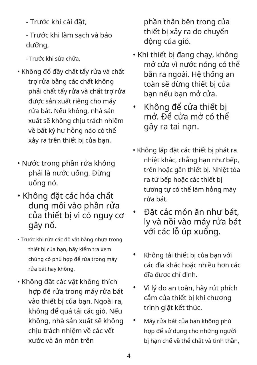 Hướng dẫn sử dụng máy rửa chén KAFF KF-D65ERIS
