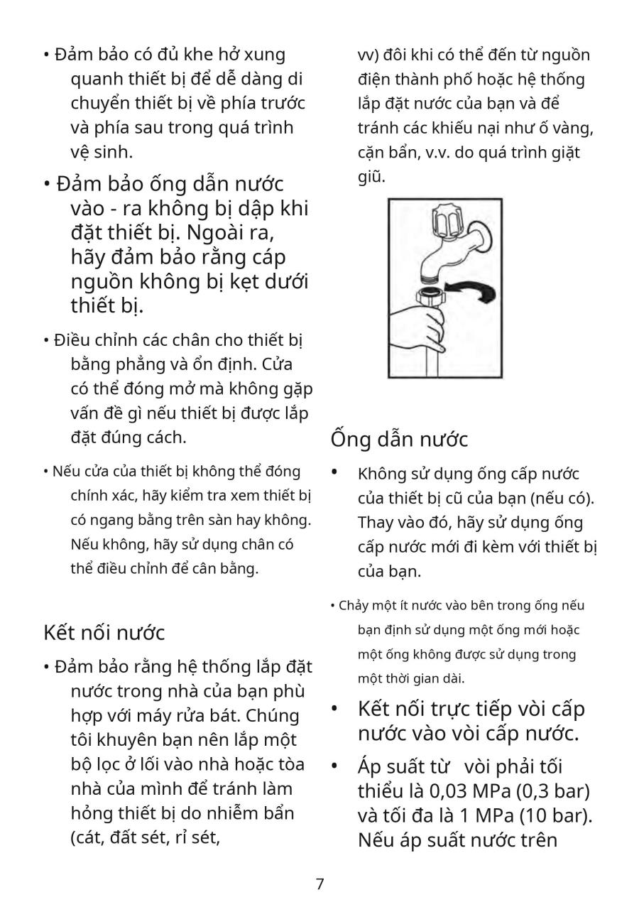 Hướng dẫn sử dụng máy rửa chén KAFF KF-D65ERIS