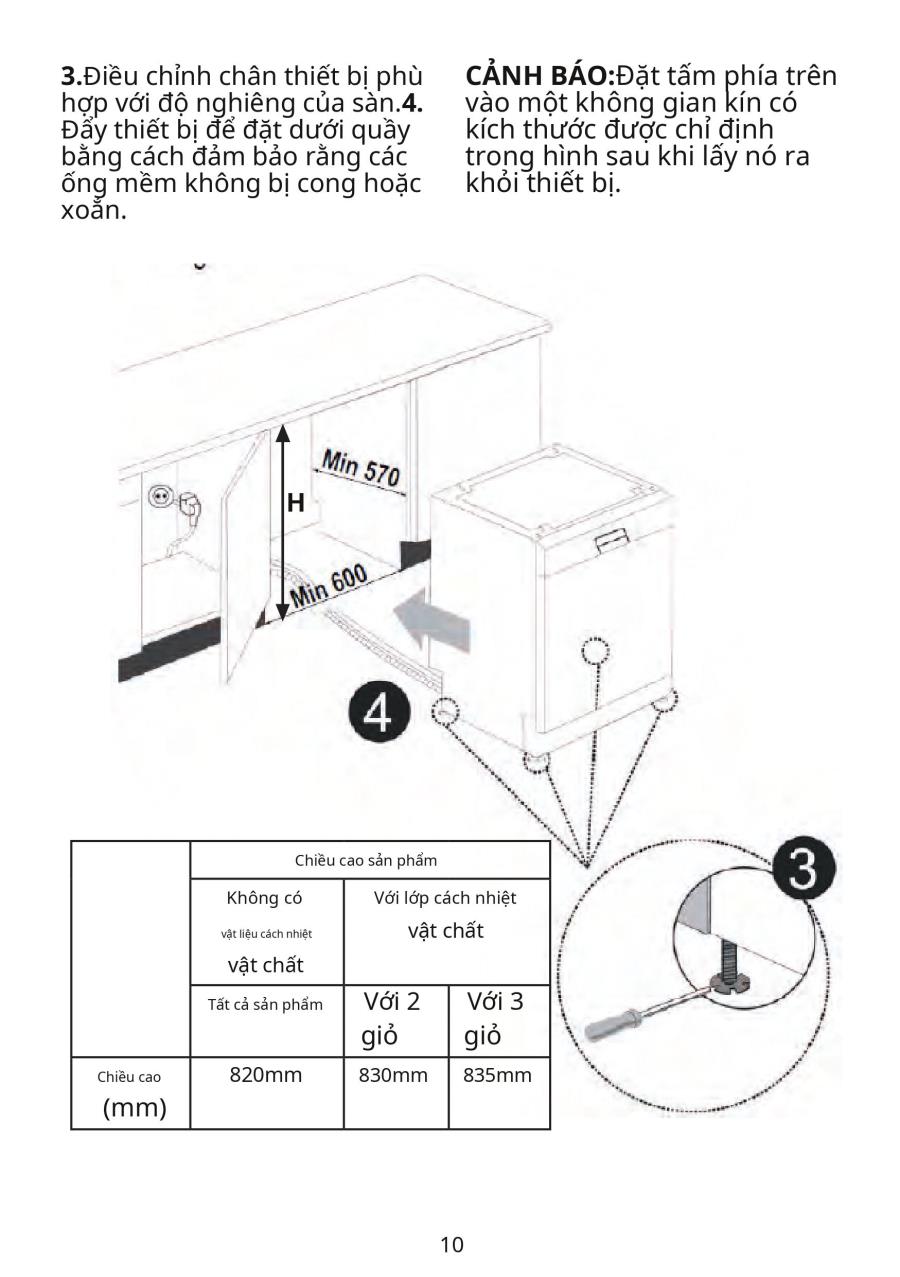 Hướng dẫn sử dụng máy rửa chén KAFF KF-D65ERIS
