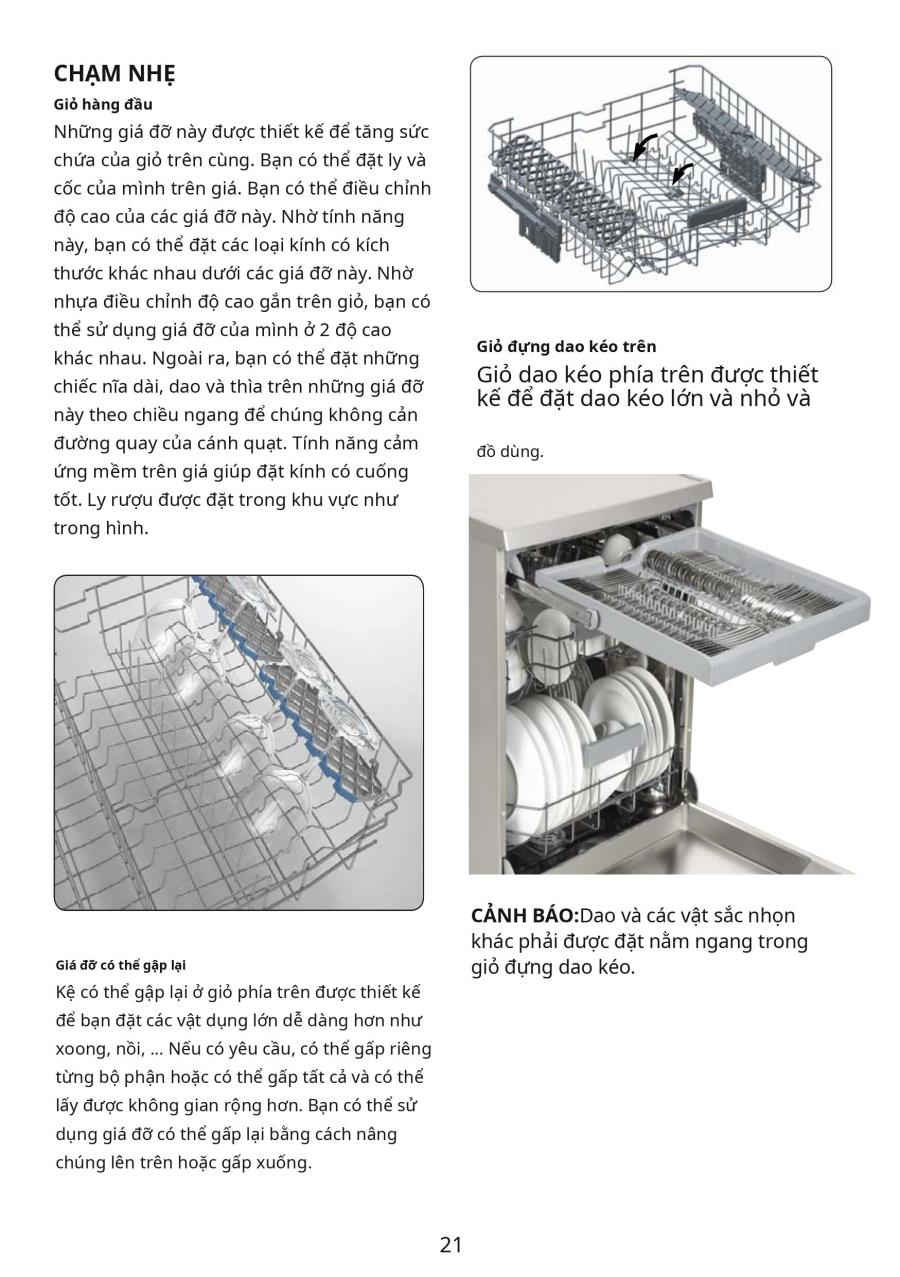 Hướng dẫn sử dụng máy rửa chén KAFF KF-D65ERIS