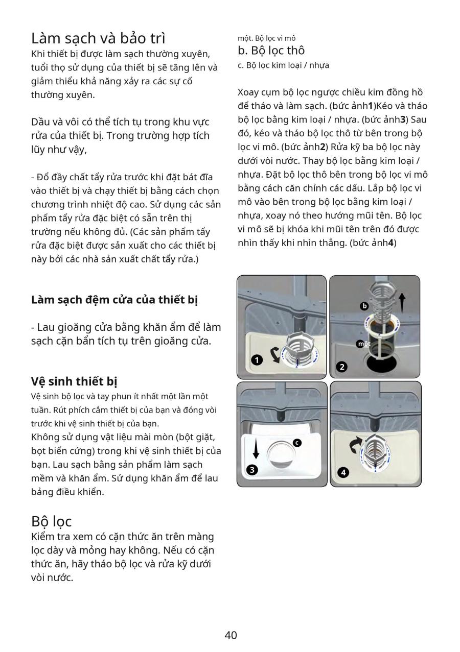 Hướng dẫn sử dụng máy rửa chén KAFF KF-D65ERIS